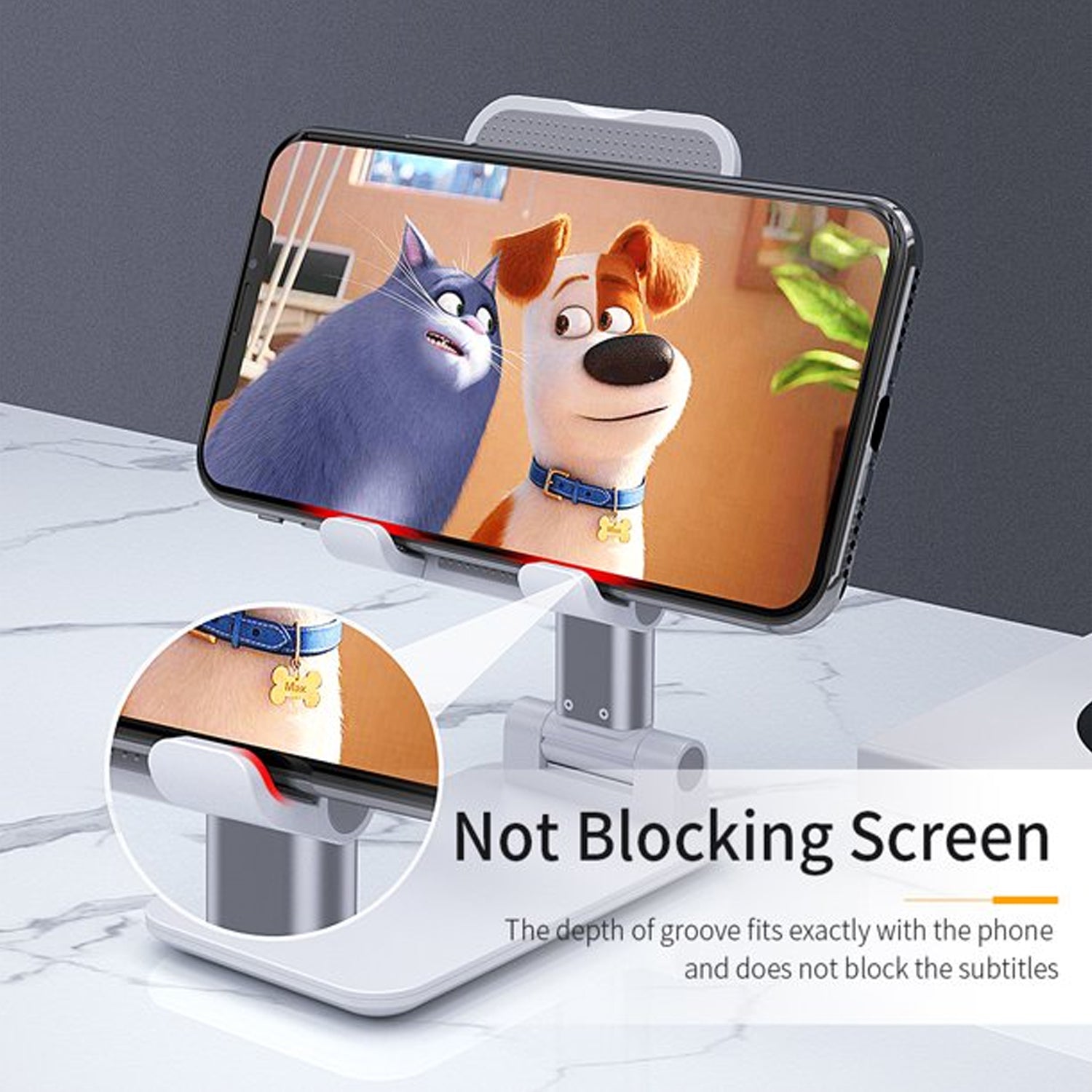6636 Desktop Cell Phone Stand Phone Holder with mirror Full 3-Way Adjustable Phone Stand for Desk Height + Angles Perfect As Desk Organizers and Accessories. DeoDap 6636 Desktop Cell Phone Stand Phone Holder with mirror Full 3-Way Adjustable Phone Stand for Desk Height + Angles Perfect As Desk Organizers and Accessories. DeoDap